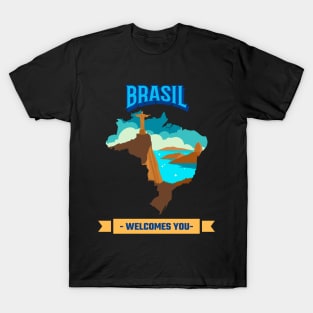 Brasil welcomes you T-Shirt